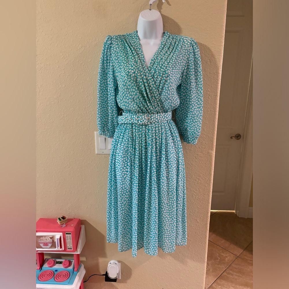 Vintage Alexis petite belted dress